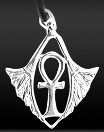 Croce Ankh in argento