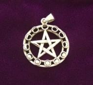 Pentagramma in argento