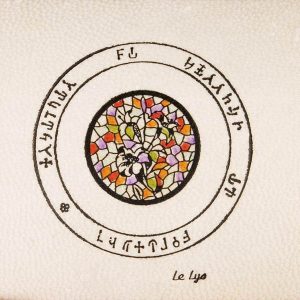 Pentacolo il giglio pergamena