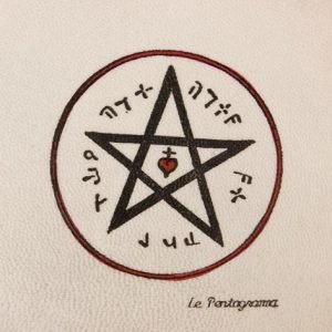 Pentacolo il pentagramma pergamena