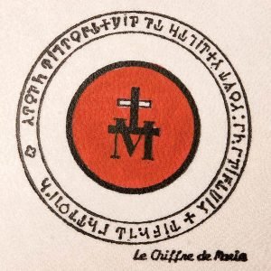 Pentacolo segno di Maria pergamena