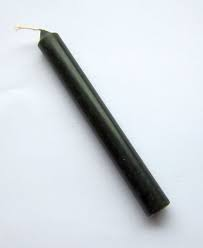 Candela semplice nera
