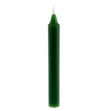 Candela semplice verde