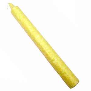 Candela semplice gialla