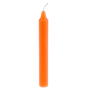 Candela semplice arancio