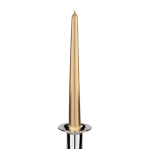 Candela semplice oro
