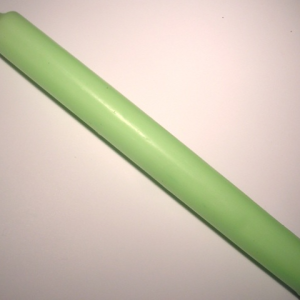 Candela semplice verde brillante
