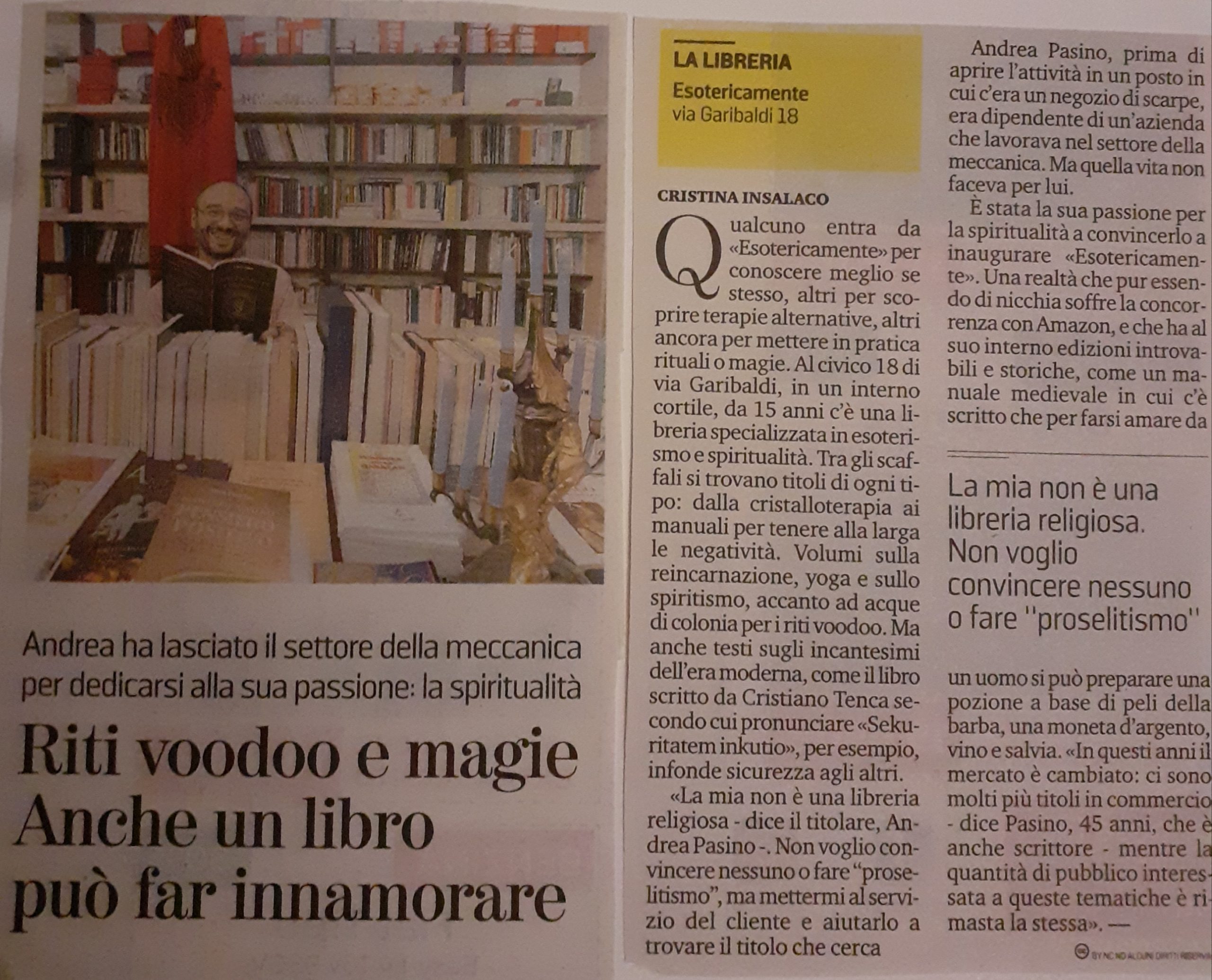 Il negozio Esotericamente