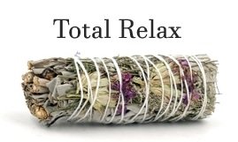 Smudge Salvia Bianca e fiori (total relax)